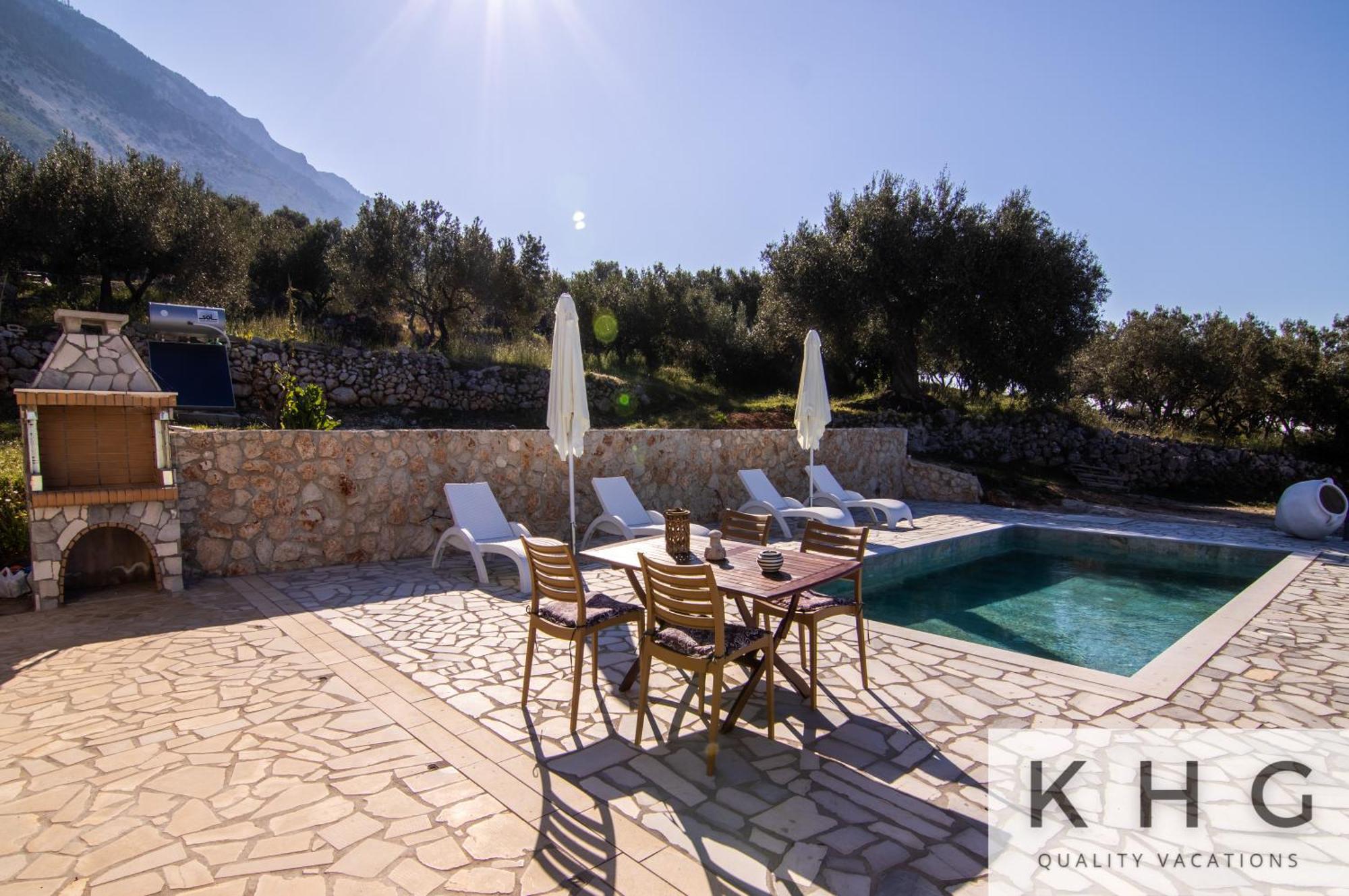 Skoumas Villa Surrounded By Olive Trees! Vlachata المظهر الخارجي الصورة